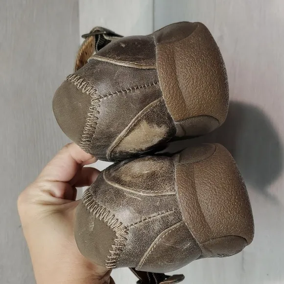 Dansko Women Kate Comfort Distressed Leather Mary Jane Clogs shoes sz 39/8.5-9