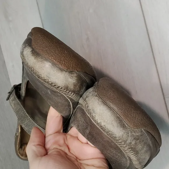 Dansko Women Kate Comfort Distressed Leather Mary Jane Clogs shoes sz 39/8.5-9