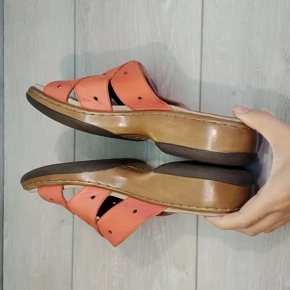 Dansko Women Leather Comfort Crisscross Straps Sandals shoes sz 38 US 7.5-8