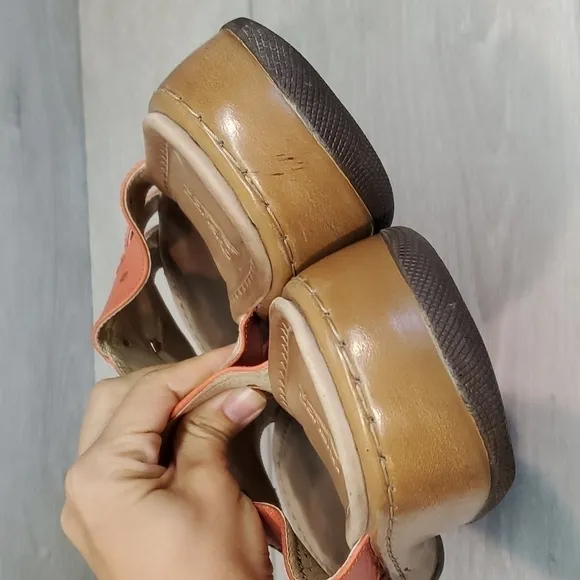 Dansko Women Leather Comfort Crisscross Straps Sandals shoes sz 38 US 7.5-8
