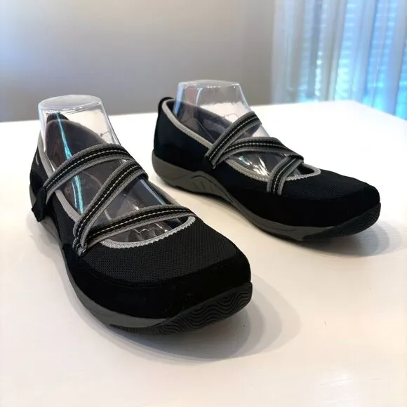 Dansko Women's Black Suede Comfort / Nursing Shoes Sandals‎ EU Size 40 US Size 9