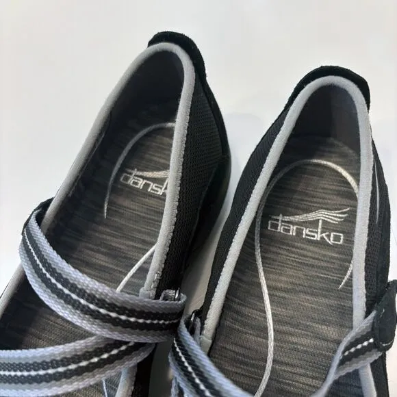 Dansko Women's Black Suede Comfort / Nursing Shoes Sandals‎ EU Size 40 US Size 9