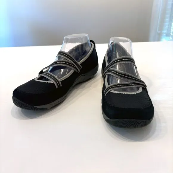 Dansko Women's Black Suede Comfort / Nursing Shoes Sandals‎ EU Size 40 US Size 9