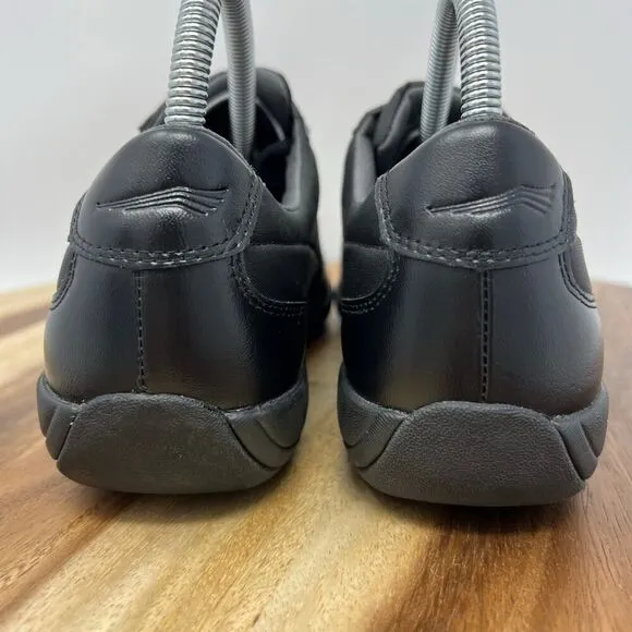 Dansko Women’s US Size 8.5-9/EU 39 Emma Black Leather and Nylon Comfort Shoes