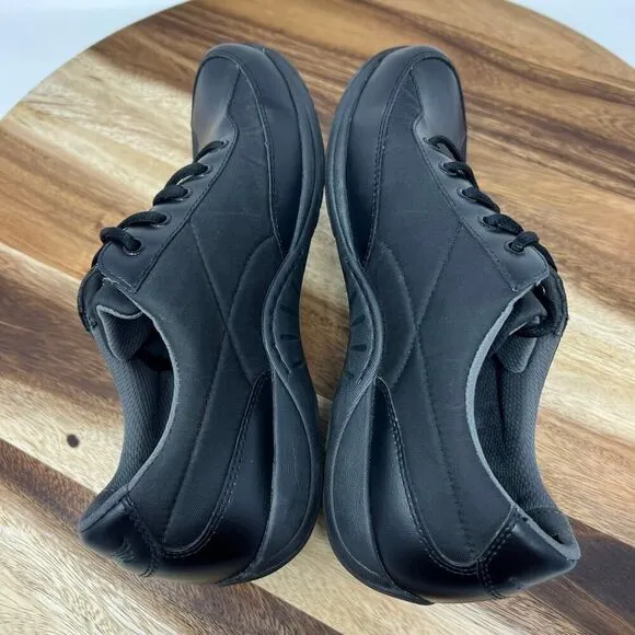 Dansko Women’s US Size 8.5-9/EU 39 Emma Black Leather and Nylon Comfort Shoes