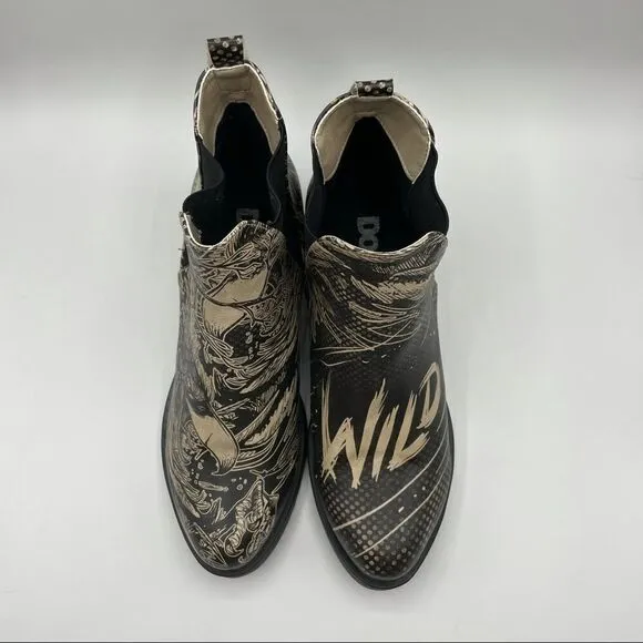 DOGO Wild Eve Printed Vegan Leather Chelsea Boots