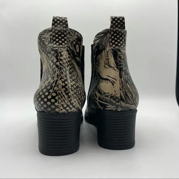 DOGO Wild Eve Printed Vegan Leather Chelsea Boots