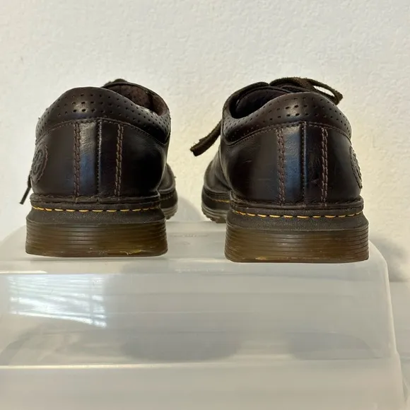 Dr. Martens Nevin Brown Leather Mens Size 13 Shoes Tie Loafer SH21