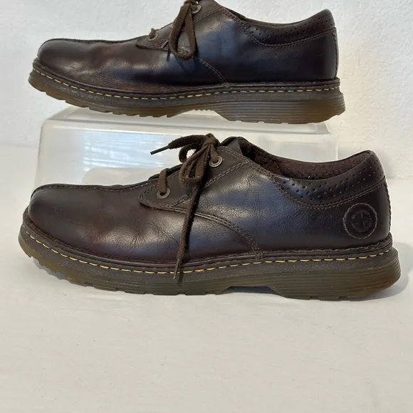 Dr. Martens Nevin Brown Leather Mens Size 13 Shoes Tie Loafer SH21