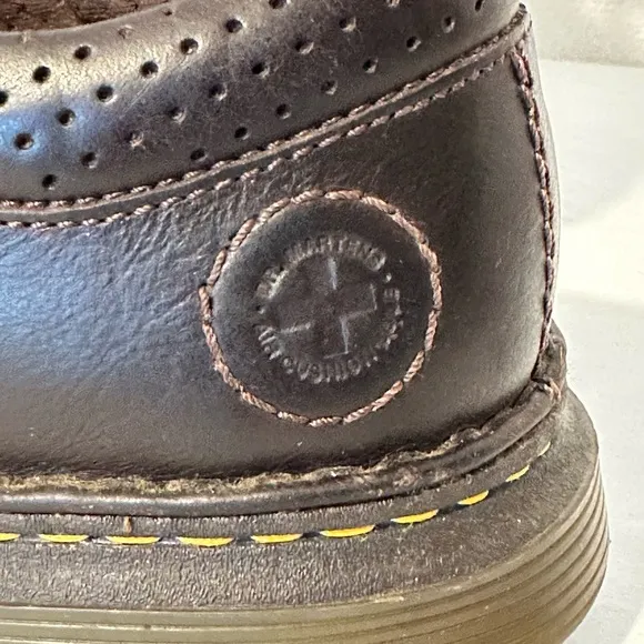 Dr. Martens Nevin Brown Leather Mens Size 13 Shoes Tie Loafer SH21