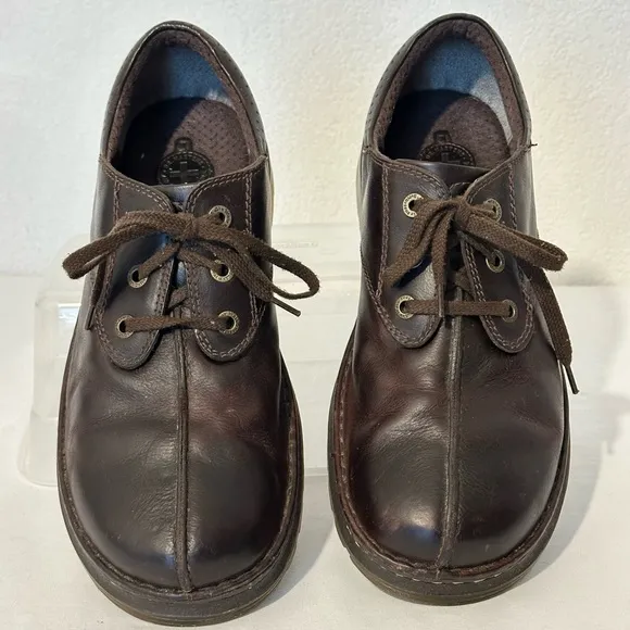 Dr. Martens Nevin Brown Leather Mens Size 13 Shoes Tie Loafer SH21