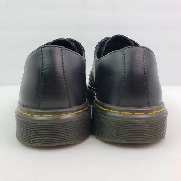 Dr Martens Zavala Lo Womens Size 8 Mens Sz 7 Black Leather Oxford Shoes