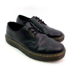 Dr Martens Zavala Lo Womens Size 8 Mens Sz 7 Black Leather Oxford Shoes