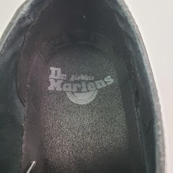 Dr Martens Zavala Lo Womens Size 8 Mens Sz 7 Black Leather Oxford Shoes