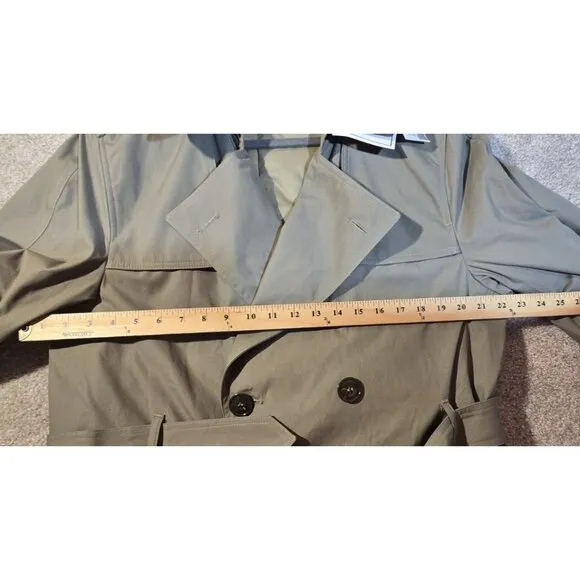 DSCP Valor Collection Liner All-Weather Military Trench Coat Olive USA Men's 38R