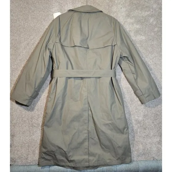 DSCP Valor Collection Liner All-Weather Military Trench Coat Olive USA Men's 38R