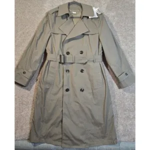 DSCP Valor Collection Liner All-Weather Military Trench Coat Olive USA Men's 38R