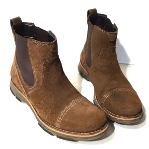 Dunham Chelsea Waterproof Suede Boots Brown Size 12 D EUC!!