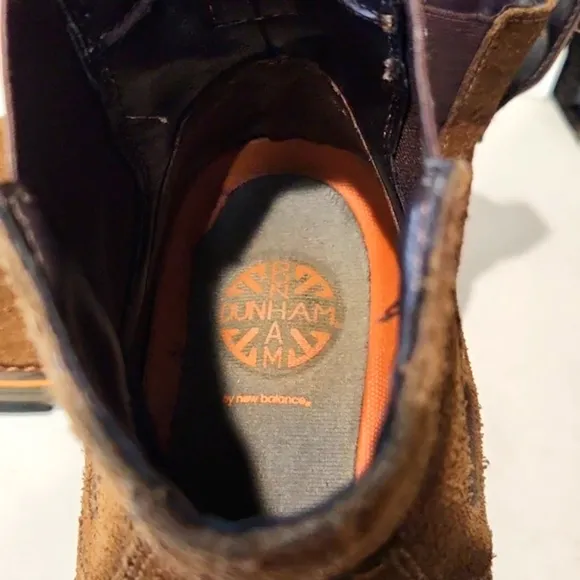 Dunham Chelsea Waterproof Suede Boots Brown Size 12 D EUC!!