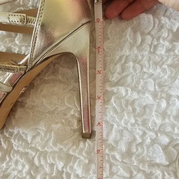DVF Kalyan Gladiator Gold Sandal Size 8