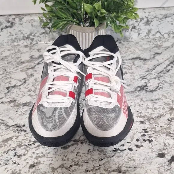 Dynamic Nike Red and Black Athletic Shoes