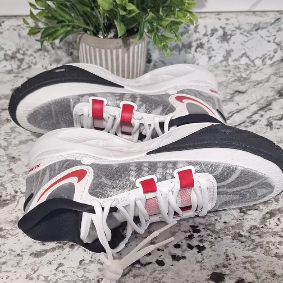 Dynamic Nike Red and Black Athletic Shoes