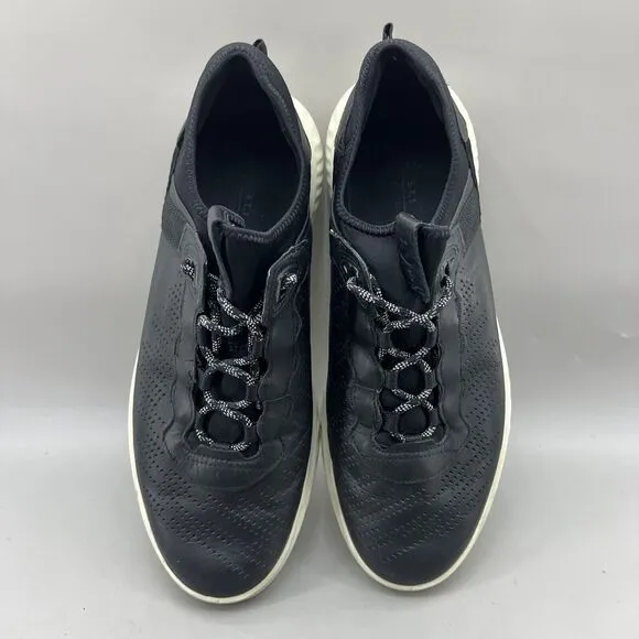 Ecco ATH-1FTM Danish Sneakers Men Size 12 US, 46 EU Black Leather Comfort Shoes