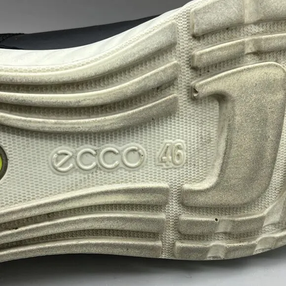 Ecco ATH-1FTM Danish Sneakers Men Size 12 US, 46 EU Black Leather Comfort Shoes
