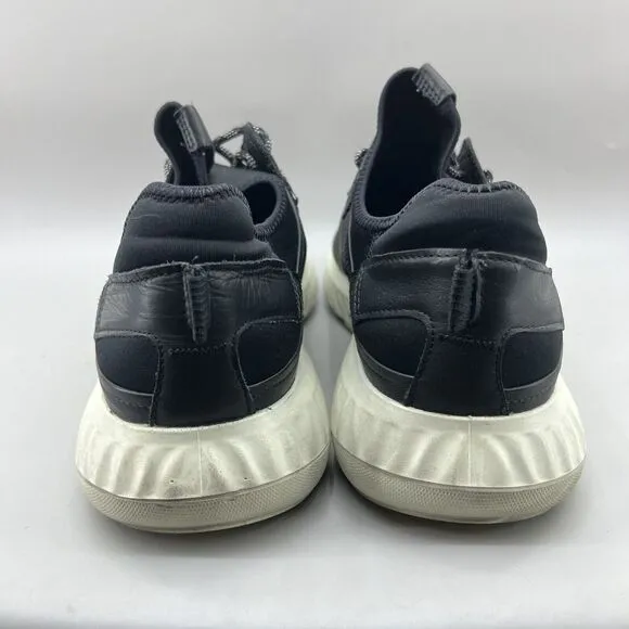 Ecco ATH-1FTM Danish Sneakers Men Size 12 US, 46 EU Black Leather Comfort Shoes