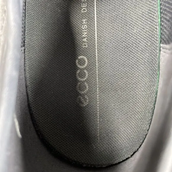 ECCO Kyle CVO Men's Size 10 Shoes Gray Leather Slip On Casual Comfort Sneakers