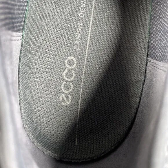ECCO Kyle CVO Men's Size 10 Shoes Gray Leather Slip On Casual Comfort Sneakers