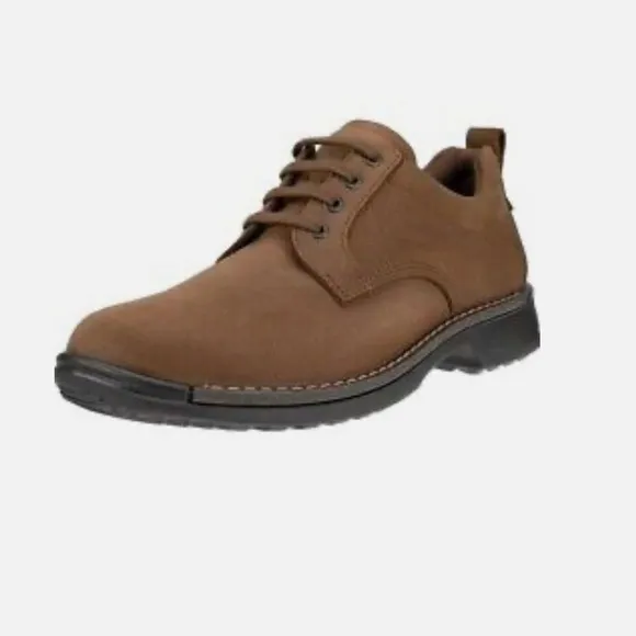 ECCO Men's Fusion Derby Cocoa Brown Plain Toe Lace Up Shoes Size 44EU-US10