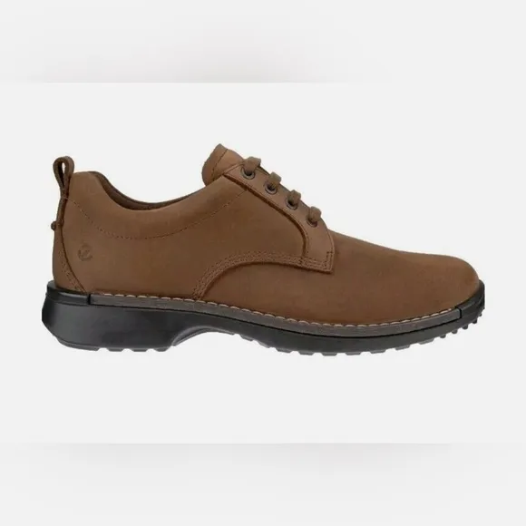 ECCO Men's Fusion Derby Cocoa Brown Plain Toe Lace Up Shoes Size 44EU-US10