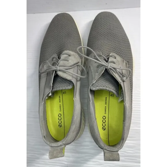 Ecco Men’s St.1 Hybrid Lite Mesh Summer Derby Oxford Shoes Gray US 11-11.5/45