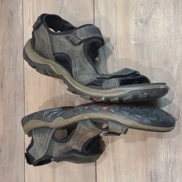 Ecco Mens Yucatan Hiking Outdoor Sandals shoes sz EUR 47 US 13-13.5