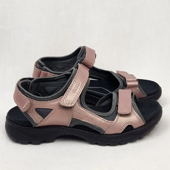 Ecco Pink Blush Yucatan Sport Strap Sandals