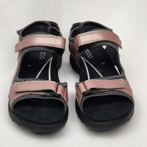 Ecco Pink Blush Yucatan Sport Strap Sandals