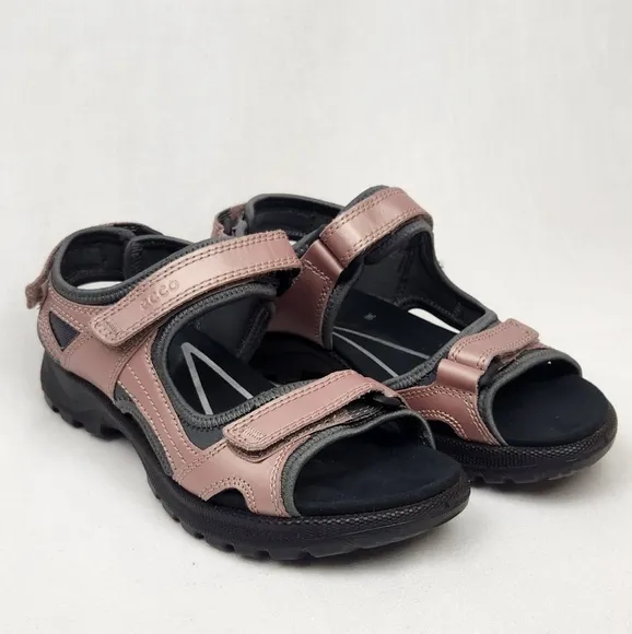 Ecco Pink Blush Yucatan Sport Strap Sandals