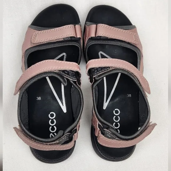 Ecco Pink Blush Yucatan Sport Strap Sandals