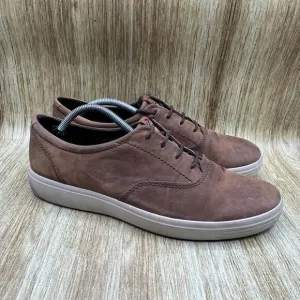 Ecco‎ Soft 7 Men's EU 45 US 11 Comfort Lace Up Brown White Sneakers Casual Shoes