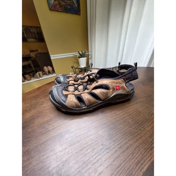 ECCO Yak Fisherman Sandals Men's 45 Tan Terra Sport VG Closed Toe Outdoor Trail