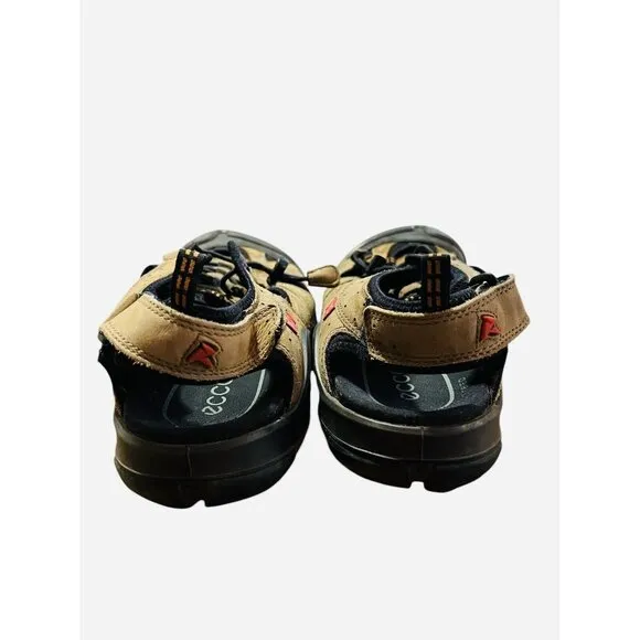 ECCO Yak Fisherman Sandals‎ Mens 47 Brown Terra Sport Closed Toe Outdoor Trail