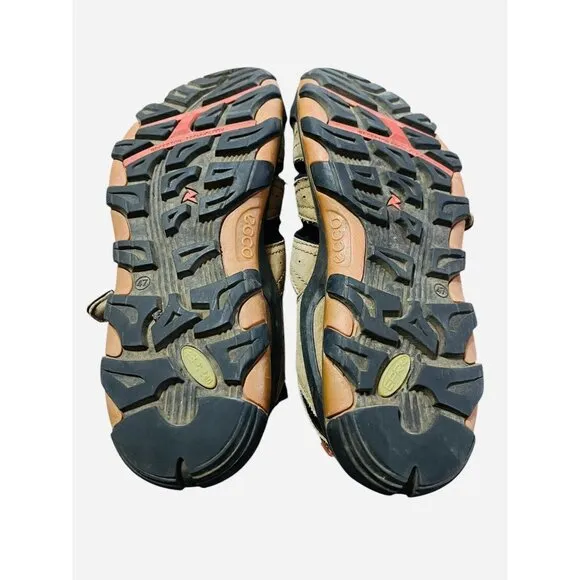 ECCO Yak Fisherman Sandals‎ Mens 47 Brown Terra Sport Closed Toe Outdoor Trail
