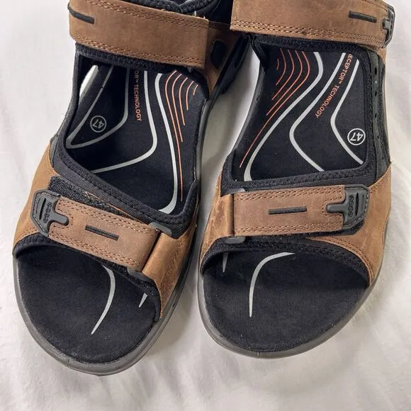 ECCO Yucatan Receptor Technology Sandals Men's EU 47 US 13 - 13.5 Hiking Outdoor