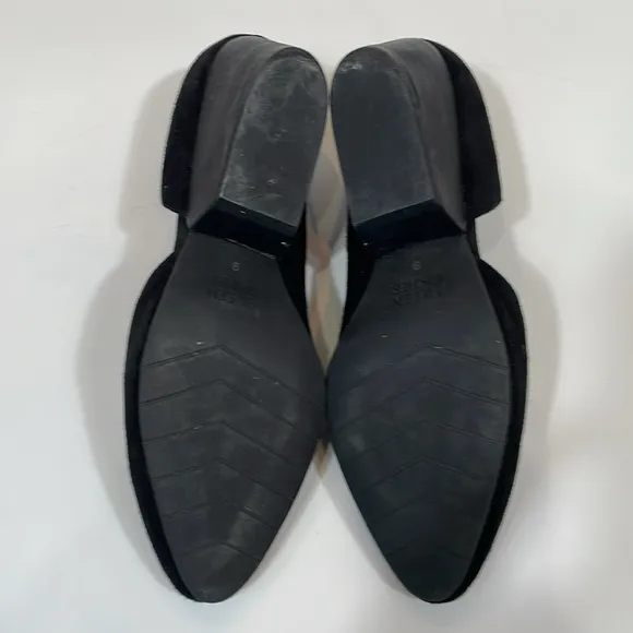 Eileen Fisher Low Heel Shoes Size 9 Dress Office Black Suede Comfort EUC
