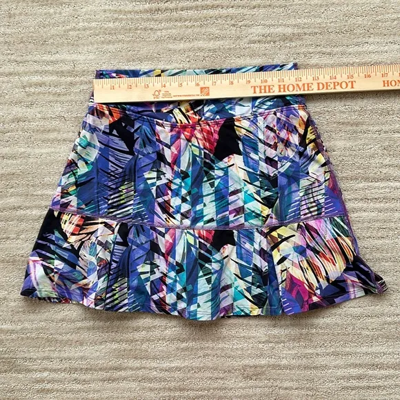EUC Dona Jo JoJo Eco Skirt | Skort Tennis Golf Abstract Print Size Small | 1