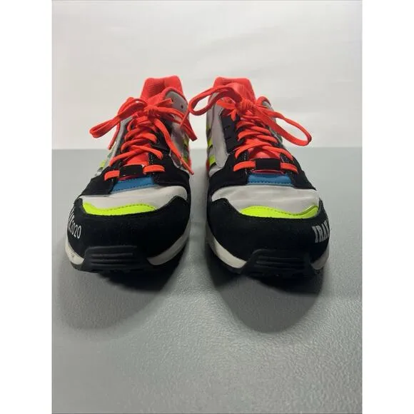 EUC Sz 10.5 Adidas IRAK x ZX 8000 GTX A-ZX Series Orange Suede Leather (FX0371)