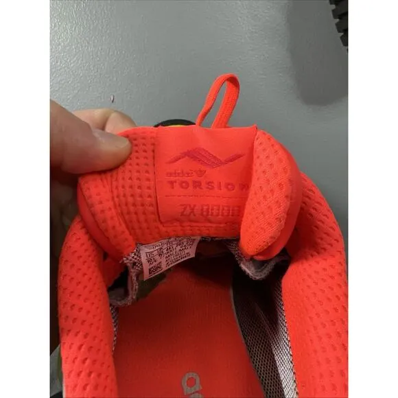 EUC Sz 10.5 Adidas IRAK x ZX 8000 GTX A-ZX Series Orange Suede Leather (FX0371)