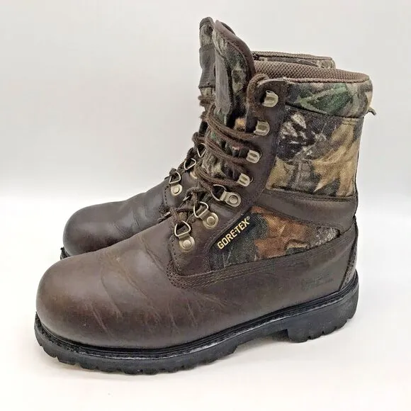 Field &amp; Stream Gore-Tex Hunting Sportsman Boots Men's 9 Thinsulate Ultra Vibram