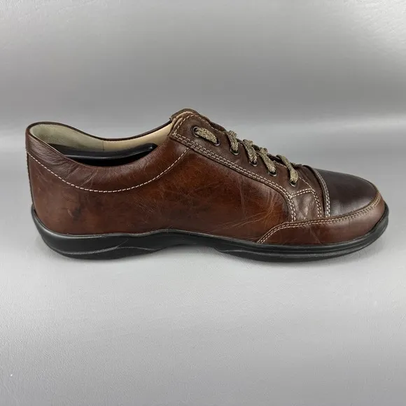 Finn Comfort Alamo Shoes Mens Size 8 Two Tone Leather Gorpcore Comfort Sneakers